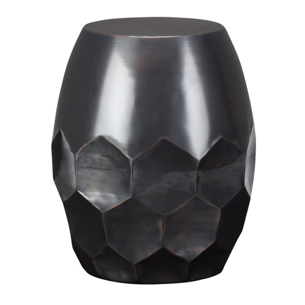 HomeRoots 20" Copper Metal Round End Table - Stylish Modern Design, Versatile for Living Rooms & Small Spaces 636086