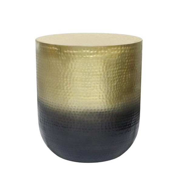 HomeRoots 22" Gold Metal Round End Table - Elegant Accent for Modern Spaces, Fully Assembled & Versatile Use 636096