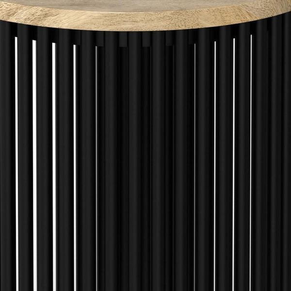 HomeRoots 25" Black Metal Round End Table – Sleek, Durable, and Versatile Accent Piece for Any Room Decor 636105