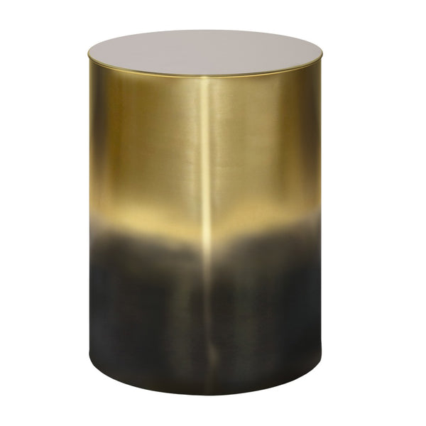 HomeRoots 21" Gold Metal Round End Table – Modern Glamour with Abstract Base, Perfect for Small Spaces & Versatile Use 636107