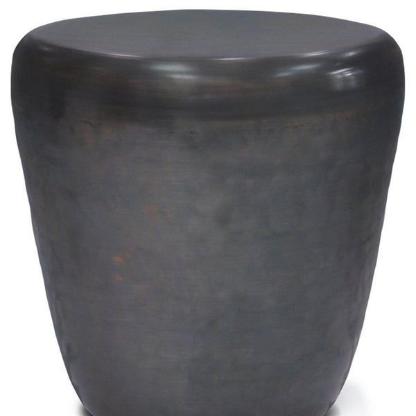 HomeRoots 22" Copper Metal Round End Table - Stylish, Durable Accent for Modern Living Rooms & Small Spaces 636113