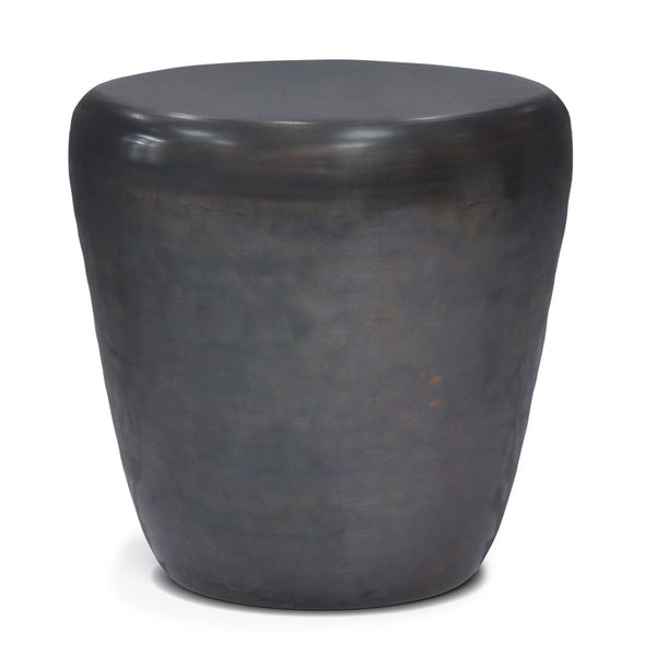 HomeRoots 22" Copper Metal Round End Table - Stylish, Durable Accent for Modern Living Rooms & Small Spaces 636113