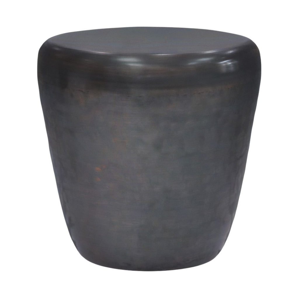 HomeRoots 22" Copper Metal Round End Table - Stylish, Durable Accent for Modern Living Rooms & Small Spaces 636113