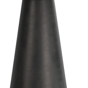 HomeRoots 19" Graphite Aluminum Round End Table - Sleek Modern Accent Piece for Living Rooms & Small Spaces 636115