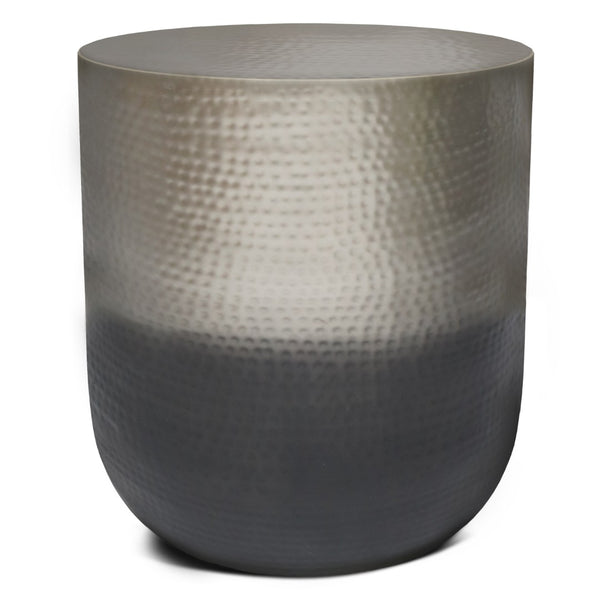 HomeRoots 22" Sleek Silver Metal Round End Table – Versatile Accent for Modern & Bohemian Interiors, Fully Assembled 636119