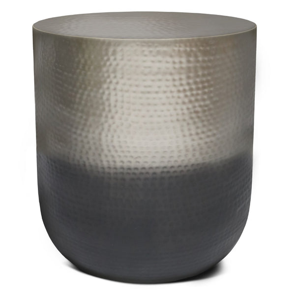 HomeRoots 22" Sleek Silver Metal Round End Table – Versatile Accent for Modern & Bohemian Interiors, Fully Assembled 636119