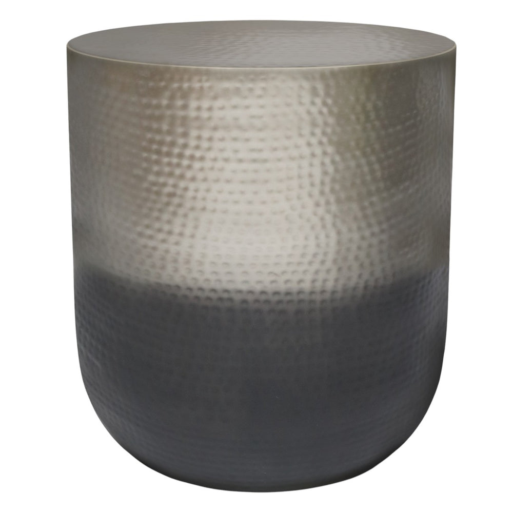 HomeRoots 22" Sleek Silver Metal Round End Table – Versatile Accent for Modern & Bohemian Interiors, Fully Assembled 636119