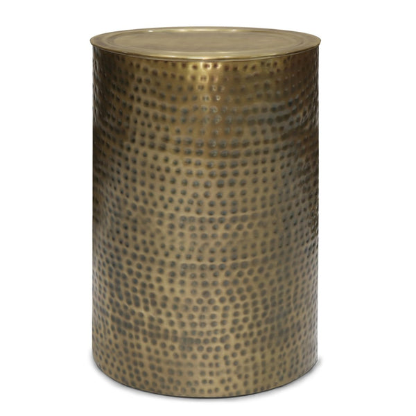 HomeRoots 21" Gold Metal Round End Table – Stylish, Durable, & Versatile Accent for Any Modern Living Space 636138