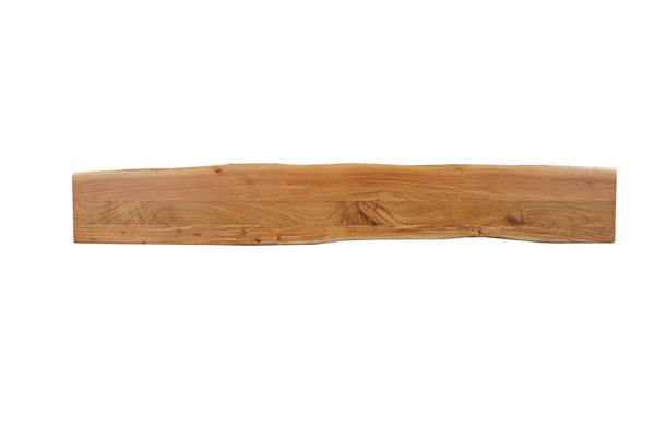 HomeRoots 72" Brown Solid Wood Live Edge Dining Bench – Artisan Style, Durable Seating for Modern Spaces 636208
