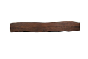HomeRoots 72" Brown Solid Wood Live Edge Dining Bench - Handcrafted, Durable Seating for Modern & Traditional Homes 636209