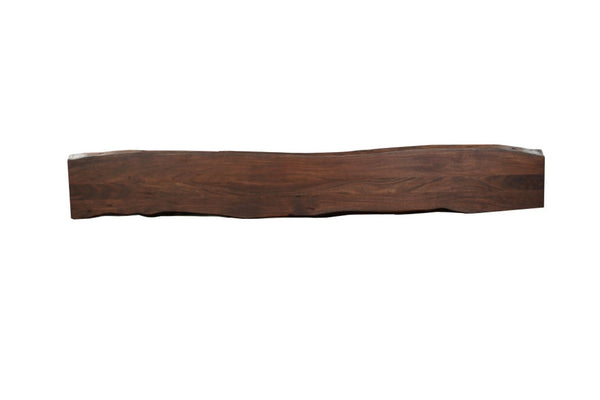 HomeRoots 72" Brown Solid Wood Live Edge Dining Bench - Handcrafted, Durable Seating for Modern & Traditional Homes 636209