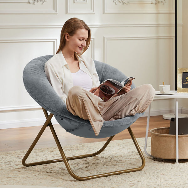 HomeRoots 26" Brown Tufted Lounge Chair - Chic Modern Accent for Living Rooms, Offices & Hospitality Spaces 636218