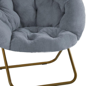 HomeRoots 26" Brown Tufted Lounge Chair - Chic Modern Accent for Living Rooms, Offices & Hospitality Spaces 636218