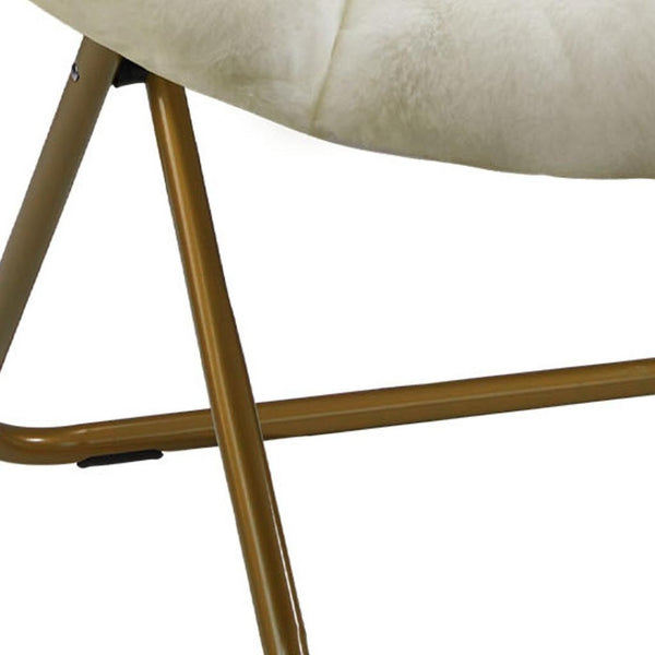 HomeRoots 26" Brown Tufted Lounge Chair - Elegant Comfort for Modern Spaces, Perfect for Home or Office Use 636219