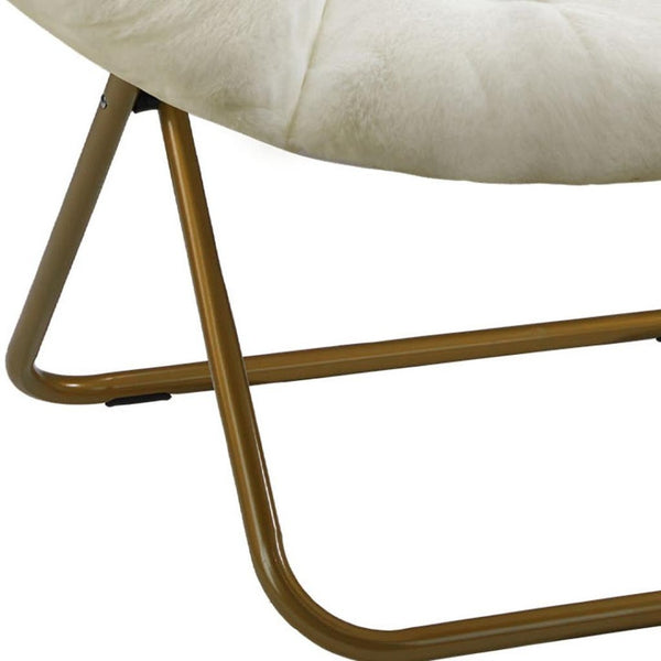 HomeRoots 26" Brown Tufted Lounge Chair - Elegant Comfort for Modern Spaces, Perfect for Home or Office Use 636219