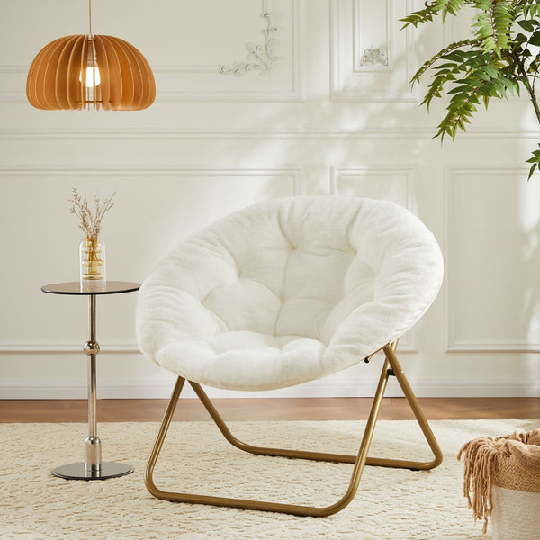 HomeRoots 26" Brown Tufted Lounge Chair - Elegant Comfort for Modern Spaces, Perfect for Home or Office Use 636219