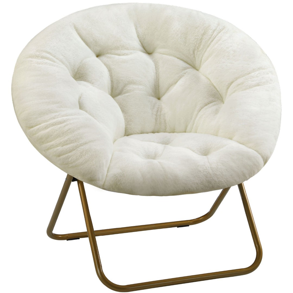 HomeRoots 26" Brown Tufted Lounge Chair - Elegant Comfort for Modern Spaces, Perfect for Home or Office Use 636219