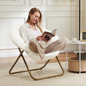 HomeRoots 26" Brown Tufted Lounge Chair - Elegant Comfort for Modern Spaces, Perfect for Home or Office Use 636219