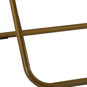 HomeRoots 26" Brown Tufted Lounge Chair – Mid-Century Modern Accent for Stylish Comfort in Small Spaces 636220
