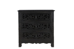 Three Piece Solid Wood Bedroom Furniture Set for a Bold and Elegant Sleeping Space