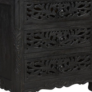 Three Piece Solid Wood Bedroom Furniture Set for a Bold and Elegant Sleeping Space