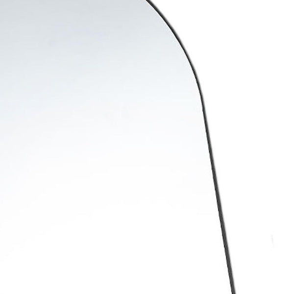 HomeRoots 63" Black Metal Arch Mirror – Elegant Full-Length Design for Stylish Home Décor & Versatile Use 636325