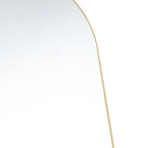 HomeRoots 63" Gold Metal Arch Full-Length Mirror with Elegant Design for Stylish Home & Office Decor 636326