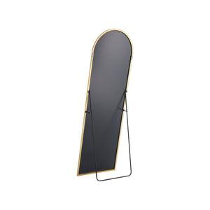 HomeRoots 63" Gold Metal Arch Full-Length Mirror with Elegant Design for Stylish Home & Office Decor 636326