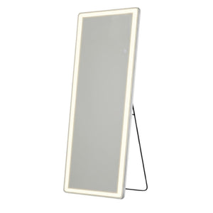 HomeRoots 71" Frameless Full-Length Mirror with Adjustable LED Lights - Versatile Design for Any Space 636332