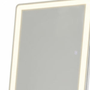 HomeRoots 71" Frameless Full-Length Mirror with Adjustable LED Lights - Versatile Design for Any Space 636332