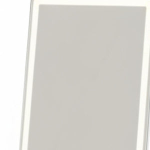 HomeRoots 64" Clear Lighted Frameless Full Length Mirror - Dual Installation with Adjustable LED Brightness 636333