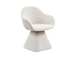 English Elm 180° Swivel Barrel Velvet Accent Chair Eucalyptus Base Ergonomic Living Room Seat W2664P462025