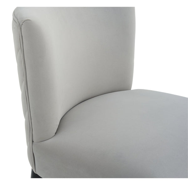 English Elm Christopher Knight Home® - 27inch-counterstool, modern rubberwood frame with light fabric upholstery, gold circular footrest accent Grey N780P224409G