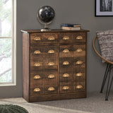 Christopher Knight Home® - Noble House - Terrell Handcrafted Boho Mango Wood Cabinet, Antique Natural