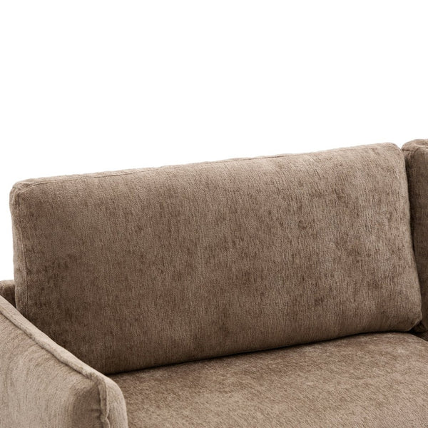 English Elm Modern Chenille Loveseat with Pocket Spring Cushions and Rubberwood Legs for Living Room N763P347228D