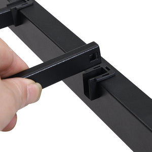 English Elm Full Bed Frame with Storage Headboard, USB Charging, RGB LED Lights, 4 Drawers, Sturdy Metal Design W2129P192350