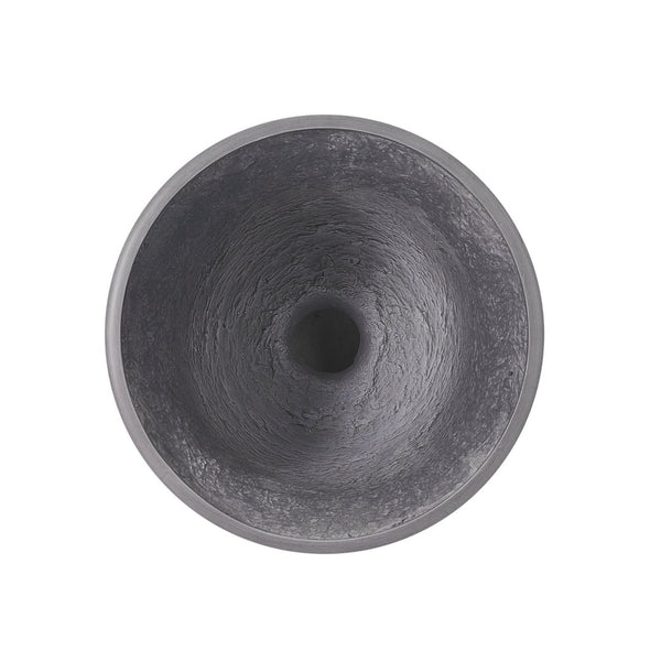 English Elm Classic Handcrafted Outdoor Planter Sculptural Fiberglass Patio Garden Urn for Entryways Light Gray N772P406699G