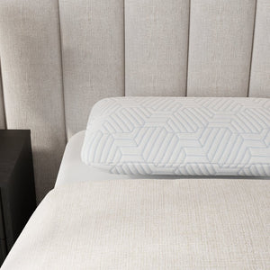 English Elm Bella Memory Foam Contour Pillow Phase Change Cover Cooling Ventilated Sleep Support B337P360168