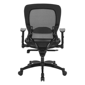 OSP Home Furnishings Manager's Ergonomic Mesh Office Chair with Lumbar Support and Synchro Recline Mechanism 2787R