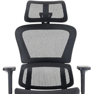 HomeRoots Set of Two Black Adjustable Office Chairs with Ergonomic Support and Rolling Casters for Comfort 638370
