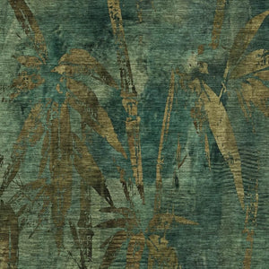 HomeRoots 9' X 12' Botanical Leaves Rug - Washable Indoor/Outdoor Area Rug for Easy Care & Style Everywhere! 639207