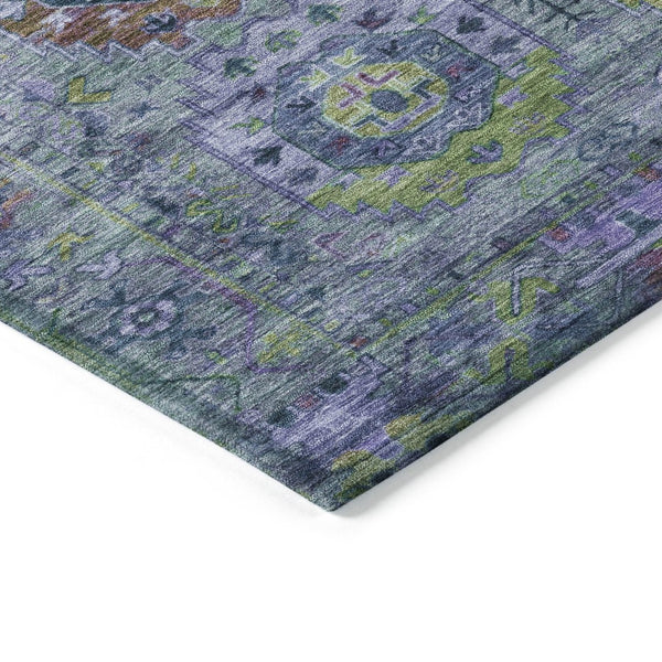 HomeRoots 5' X 8' Vibrant Medallion Area Rug – Washable Indoor/Outdoor Design, Durable & Stain-Resistant! 639444