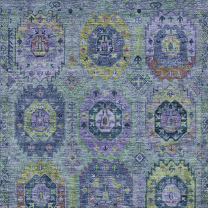 HomeRoots 10' Vibrant Medallion Area Rug – Washable Indoor/Outdoor 10' x 14' Durable, Stylish & Easy to Clean 639448