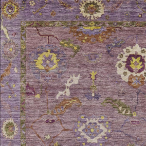HomeRoots 9' X 12' Elegant Floral Medallion Area Rug in Merlot, Plum & Gold – Durable, Washable, Indoor/Outdoor Use 639483