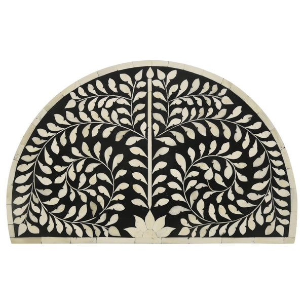 English Elm Allura Bone Inlay Demilune Nesting Tables Handcrafted Iron Base Bohemian Accent Set B062P451991