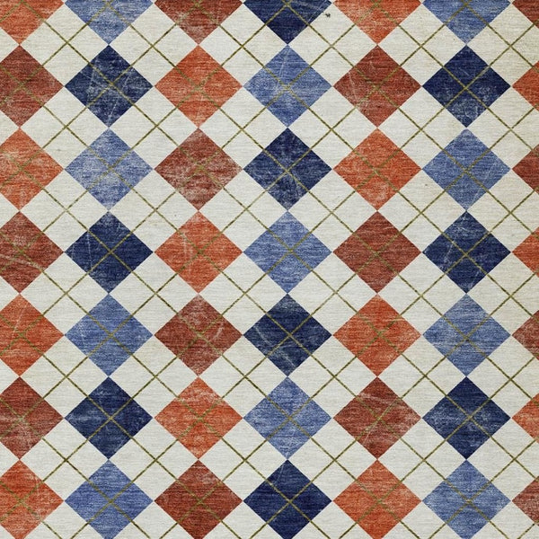 HomeRoots 8' X 10' Vibrant Geometric Area Rug - Durable, Washable, Perfect for Indoor & Outdoor High-Traffic Use 639782