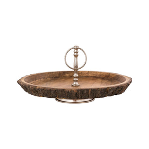 Lavon Pedestal Tray - Natural 639807 Elk Home