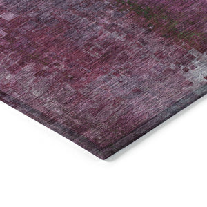 HomeRoots 5' X 8' Abstract Purple and Plum Washable Area Rug for Indoor/Outdoor Spaces - Stylish & Durable! 639930