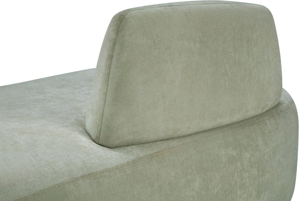 Meridian Furniture Argyle Reversible Chaise Lounge Sofa with Plush Upholstery for Modern Living Room Comfort Mint Chenille Fabric 639Mint-Chaise