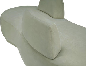 Meridian Furniture Argyle Reversible Chaise Lounge Sofa with Plush Upholstery for Modern Living Room Comfort Mint Chenille Fabric 639Mint-Chaise